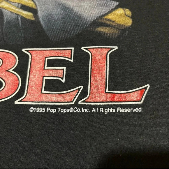 Vintage 3D Emblem Grim Reaper Biker T Shirt - Picture 8 of 10